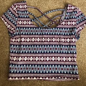 Aztec Cropped Top